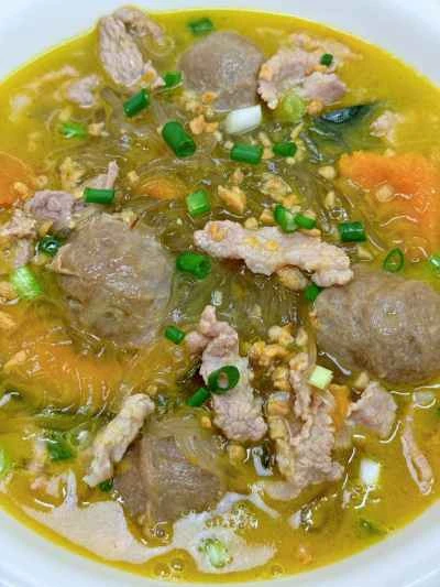 かぼちゃと春雨のスープのレシピ