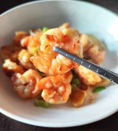 エビ炒めの作り方：8