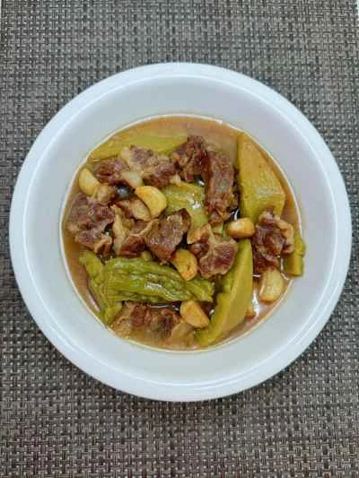 ゴーヤ入り牛バラ肉の煮込みの作り方：16