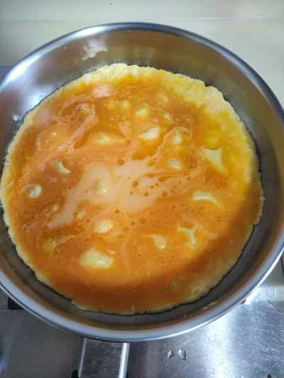 ゴールデンエッグパンケーキのレシピ手順：5