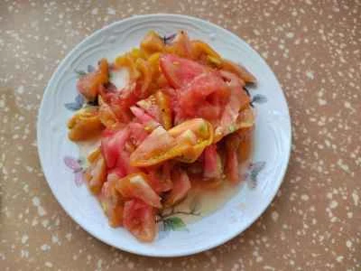 トマト入りスクランブルエッグの作り方：3