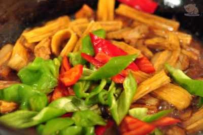 乾燥豆腐スティックの炒め物の作り方：9