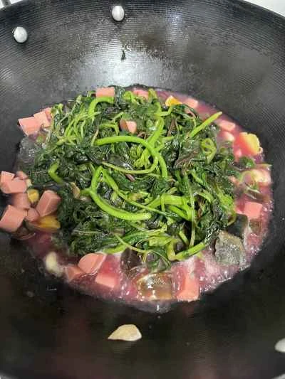 アマランサスのスープを作る手順：9