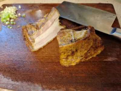 塩漬け野菜入り豚肉の煮込みの作り方：1