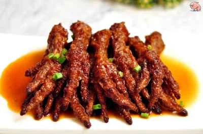 虎皮鶏足（揚げない）のレシピ