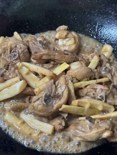 鶏肉とたけのこの煮込みの作り方：11