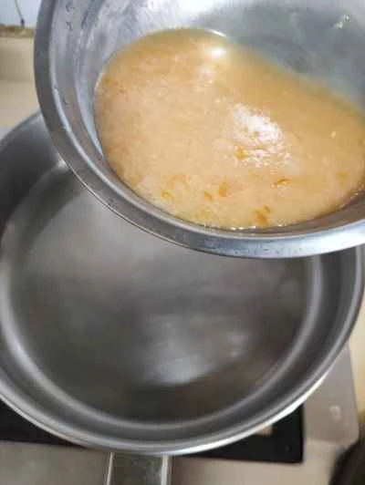 揚げアヒルの卵のレシピ手順：5