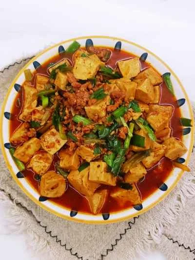 四川風ひき肉と豆腐のレシピ手順：5