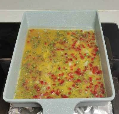 みじん切り野菜オムレツの作り方：4