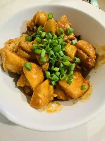 タロイモと鶏肉のシチューの作り方：9