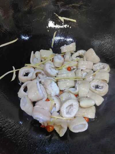 豚腸とキャベツのピクルス炒めの作り方：10