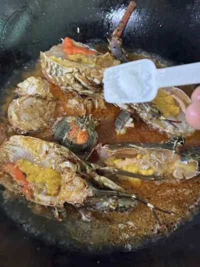 スパイシーベビーロブスターのレシピ手順：9