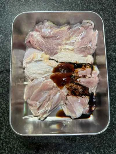 塩ネギ鶏もも肉の作り方：2