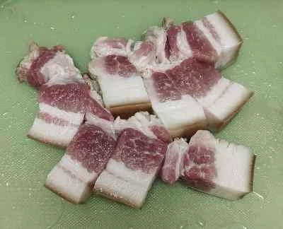 豚バラ肉の煮込みレシピの手順：1