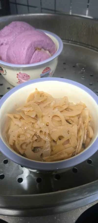 蒸しレンコンのレシピ