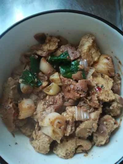 牛肉とネギのベジタリアンチキン炒めのレシピ