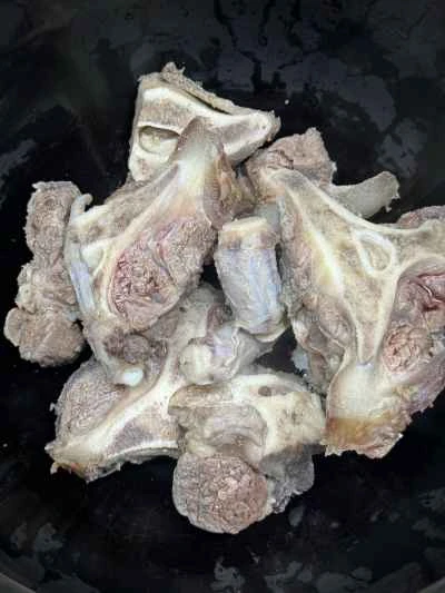 きのこと牛テールのスープの作り方：4