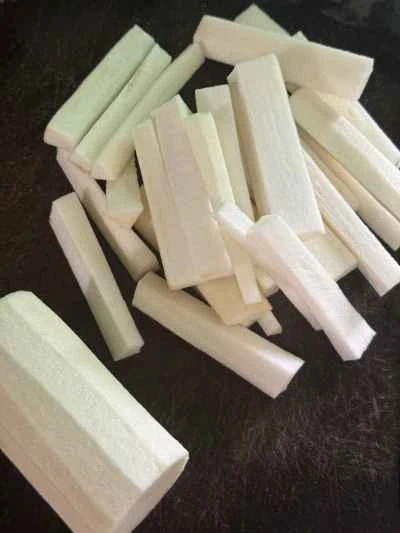 ナスと唐辛子の炒め物の作り方：1