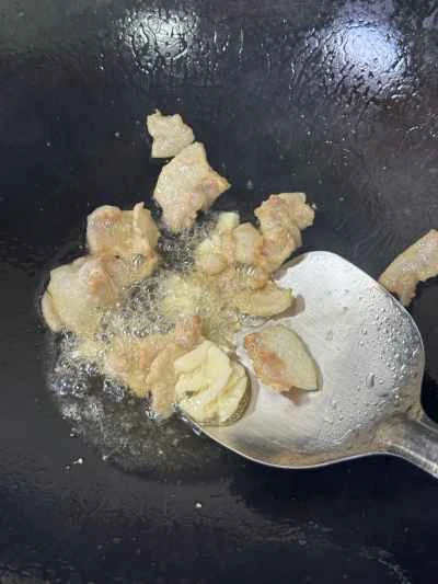 豚皮入り冬野菜炒めの作り方：5