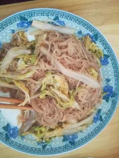 春雨とベビーチンゲン菜の炒め物の作り方：10