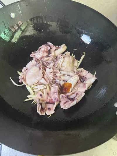 生姜入りイカのドライポットの作り方：8