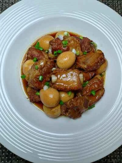 ウズラの卵入り豚スペアリブの煮込みの作り方：12