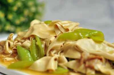 乾燥豆腐とピーマンの炒め物の作り方：9