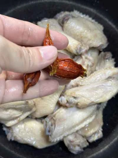 塩焼きチキンウィングのレシピ手順：6