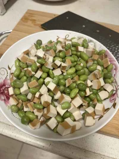 枝豆と干し豆腐の炒め物の作り方：6