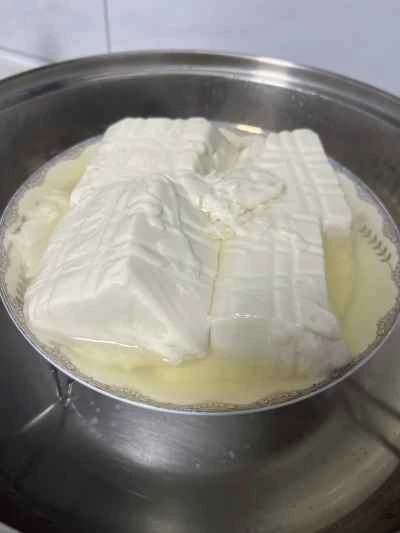 陝西風自家製豆腐プリン（絹ごし豆腐バージョン）の作り方：1