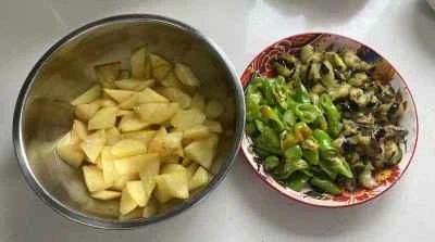 自家製地三仙（Di San Xian）レシピの手順：10