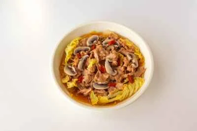 豚肉入り蒸しキャベツの作り方：5