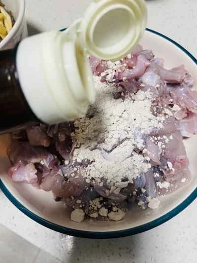 ウシガエルのピクルスを作る手順：5