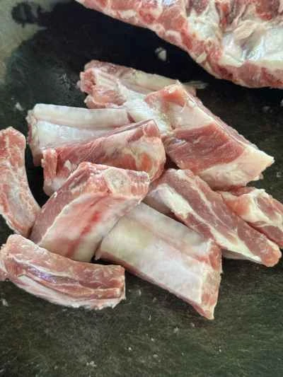 ライチポークリブの作り方：1