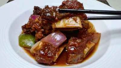 ブラックペッパービーフリブのレシピ手順：16