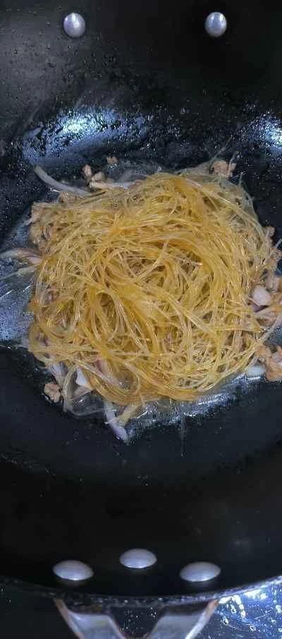 ひき肉と春雨の作り方：3