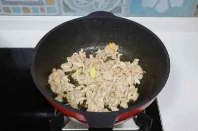 魚香小花肉（魚風味の豚肉スライス）の作り方：5