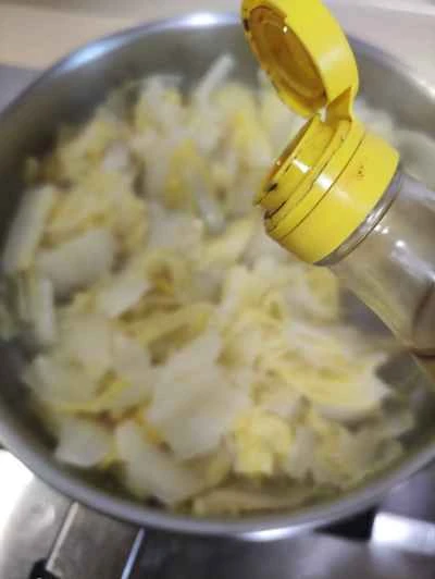 ベビーチンゲン菜の酢炒めの作り方：6