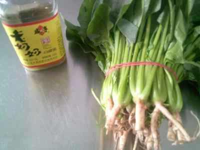 ほうれん草と白豆腐の発酵料理の作り方：1