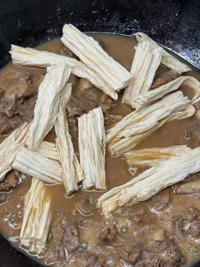 乾燥豆腐入り鴨肉の煮込みの作り方：12