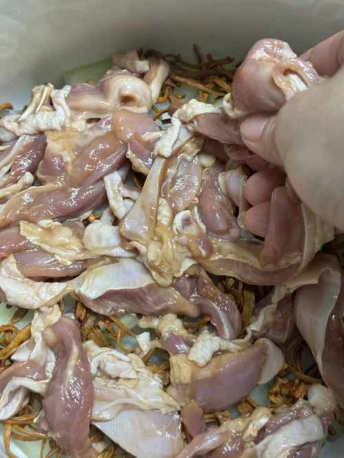 蒸し鶏のレシピ手順：7