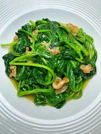 豚の皮と冬野菜の炒め物の作り方：12