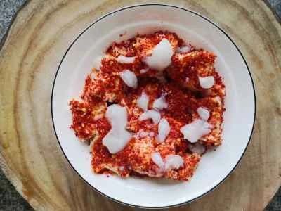 蒸し臭豆腐のレシピ手順：6