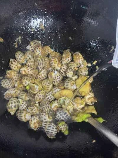 ニンニクとマスタードのツブ貝の作り方：9