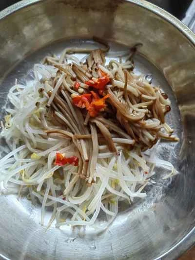 2色のミックス唐辛子の作り方：7