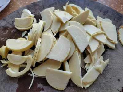 冬筍入り蒸し豚肉の作り方：2