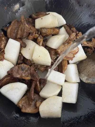 大根と鴨肉の煮込みの作り方：9