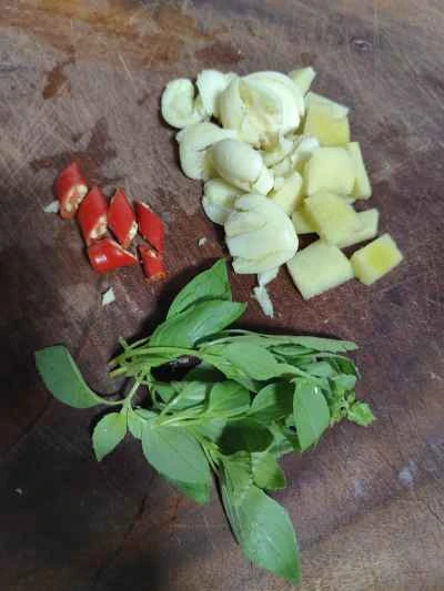 アサリのバジル炒めの作り方：3