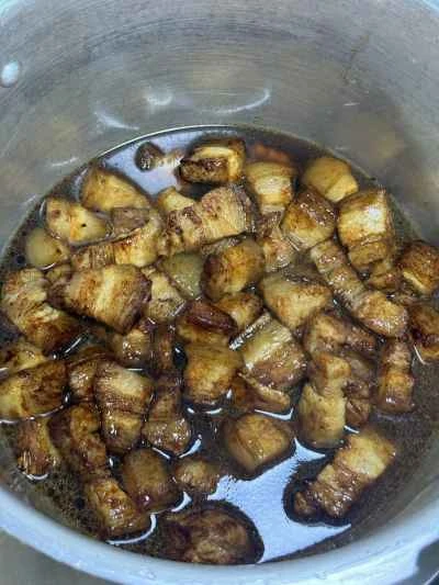 栗入り豚バラ肉の煮込みの作り方：8