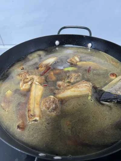 陝西省官中風煮豚スペアリブの作り方：9